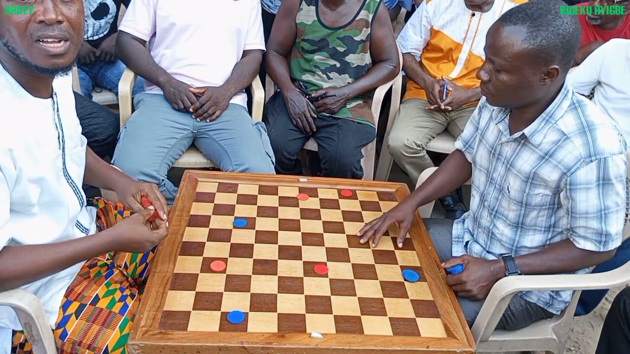 Kweku Ayigbe vs Ardey. Lapas Draughts Competition 2023. Semi final.