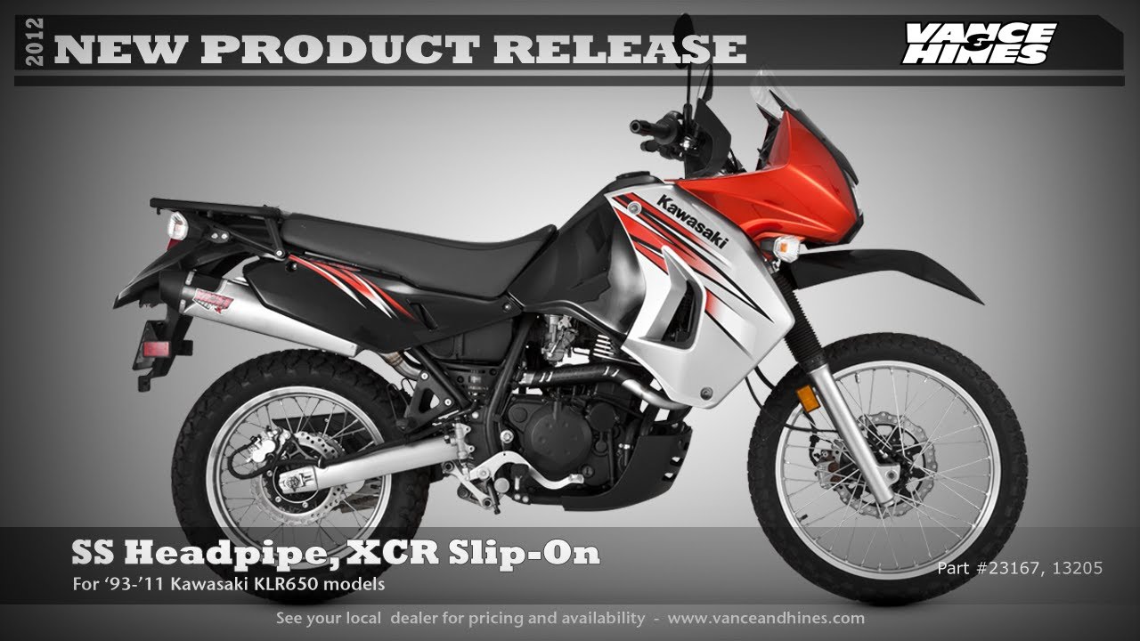 SS Headpipe, XCR Slip-On for '93-'11 Kawasaki KLR650