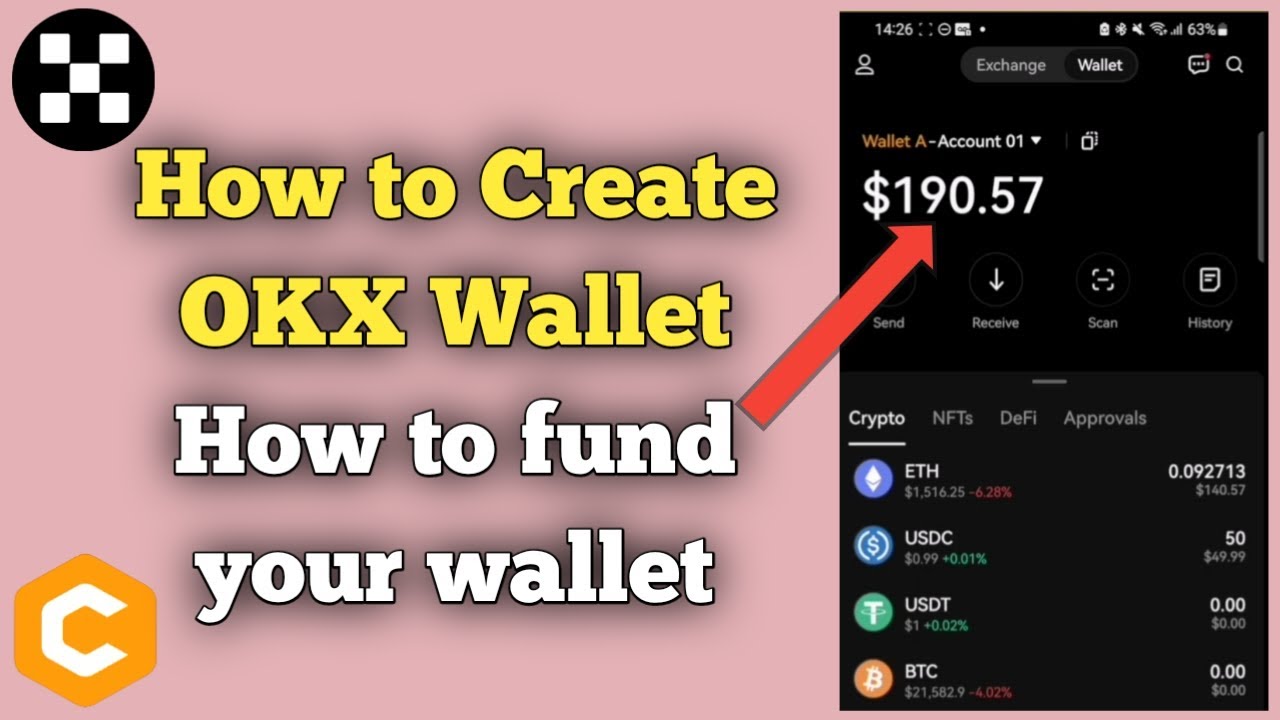 How to create OKX Wallet account and fund your wallet