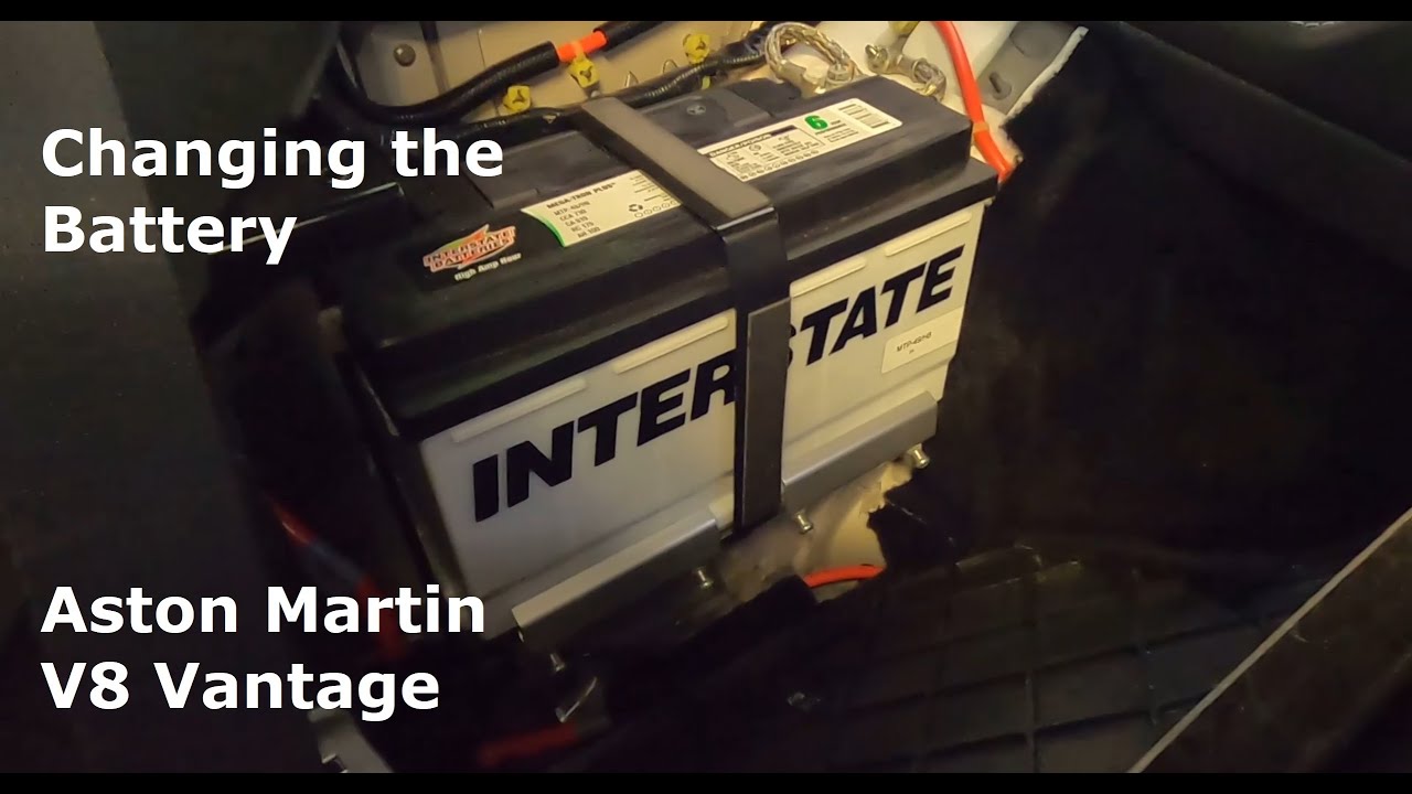 Aston Martin V8 Vantage 4.7L Battery Swap Installation