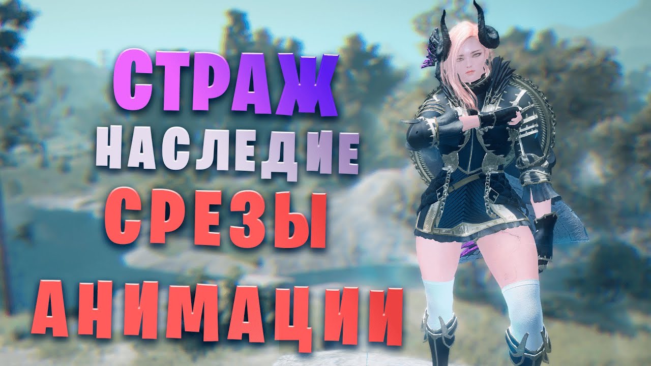 Страж. Наследие. Гайд на срезы анимации для комфортной игры.(Black Desert)