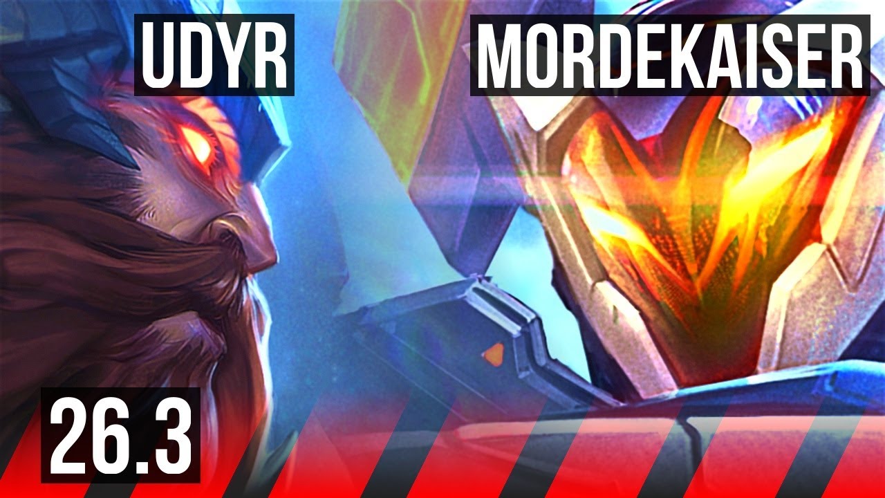 UDYR vs MORDEKAISER (TOP) | KR Master | 26.3