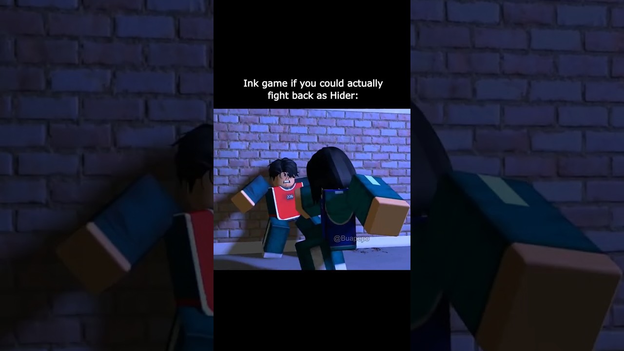 Killing as Hider. #roblox #animation #inkgame  #shorts