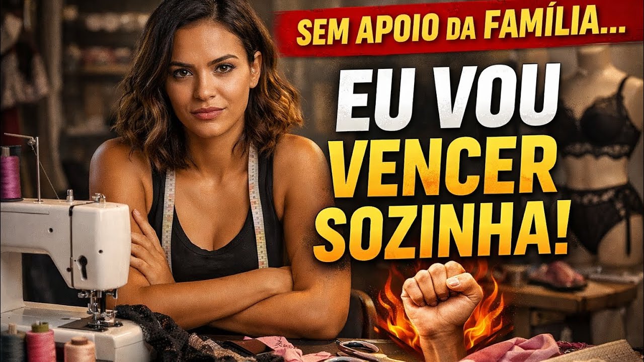 Sem apoio da família, eu decidi não desistir do meu negócio com lingerie