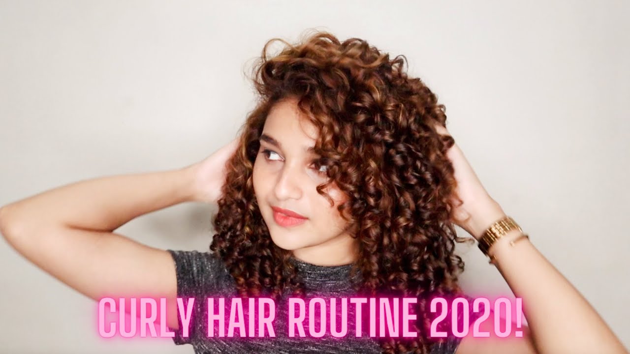 MY CURLY HAIR ROUTINE 2020 | 2C- 3A-3B CURLS | Shruti Amin