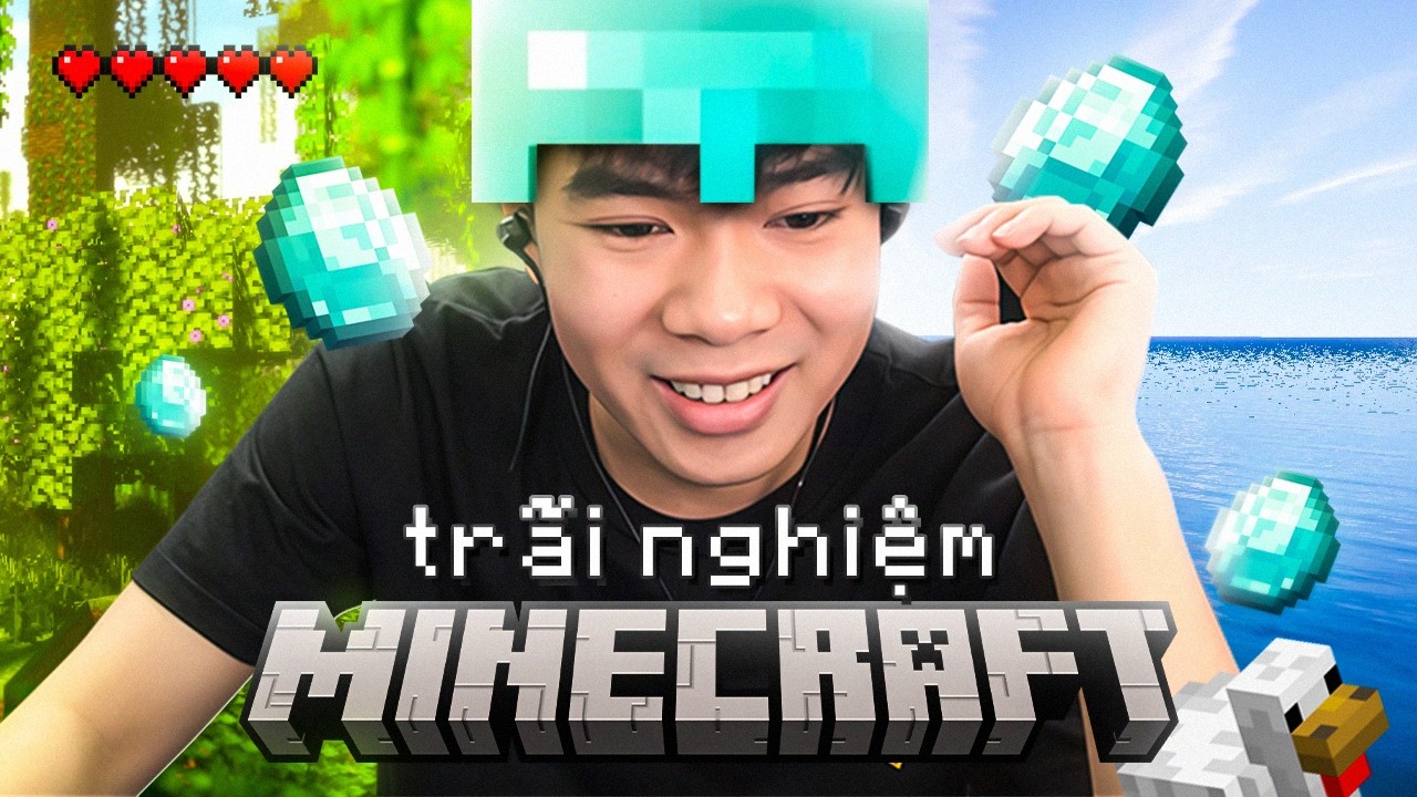 T&Ocirc;I CHƠI THỬ MINECRAFT QU&Aacute;I VẬT Đ&Agrave;O Đ&Agrave;O Đ&Agrave;O