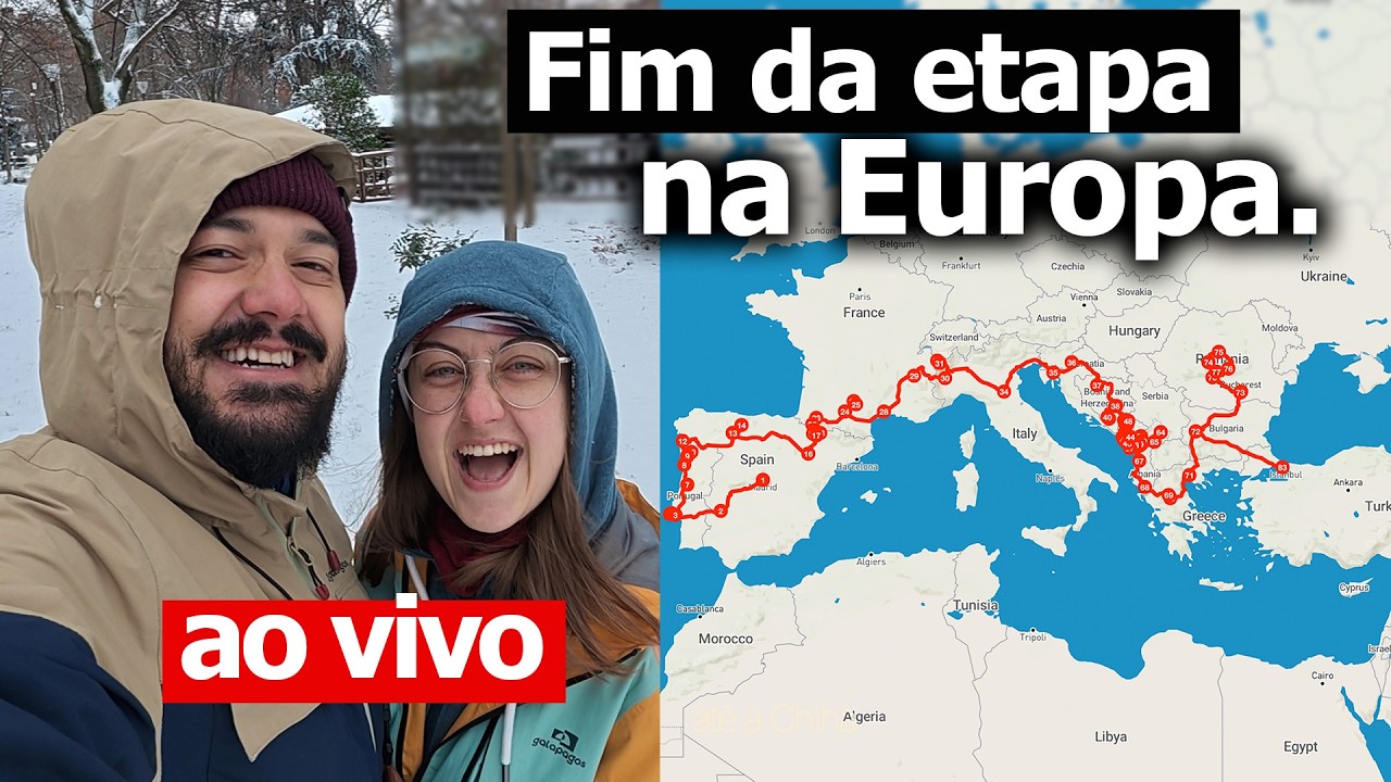 Quarta LIVE da Rota da Seda. (Viajando de Portugal at&eacute; China, sem avi&atilde;o)