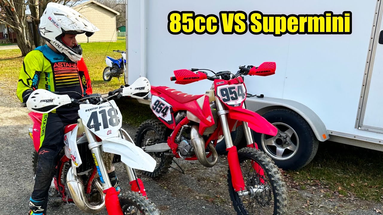 Big Difference! KTM/ Gas Gas/ Husqvarna 85cc VS Supermini 105cc 2-Stroke Motocross Bikes (GasGas MC)