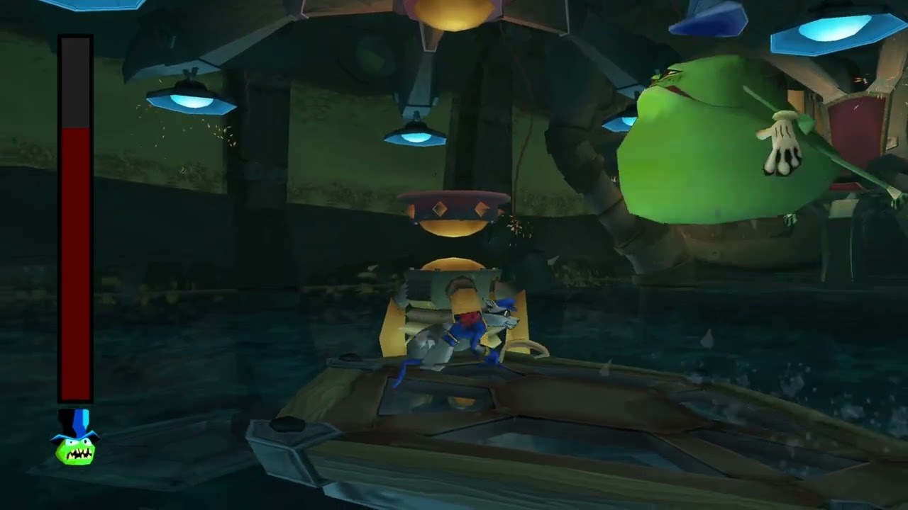 Sly Cooper - Raleigh the Frog Boss Fight [4K 60 FPS]