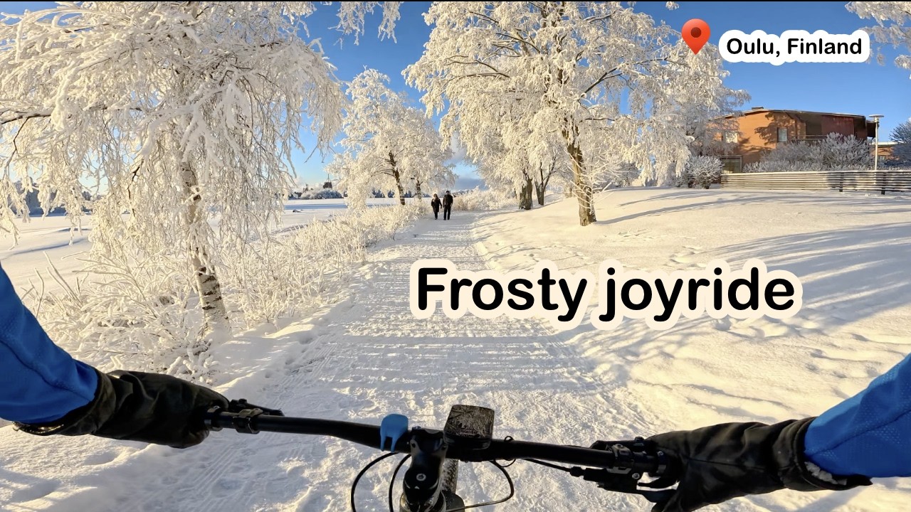 Relax and ride with me in Frosty Finnish Winter
