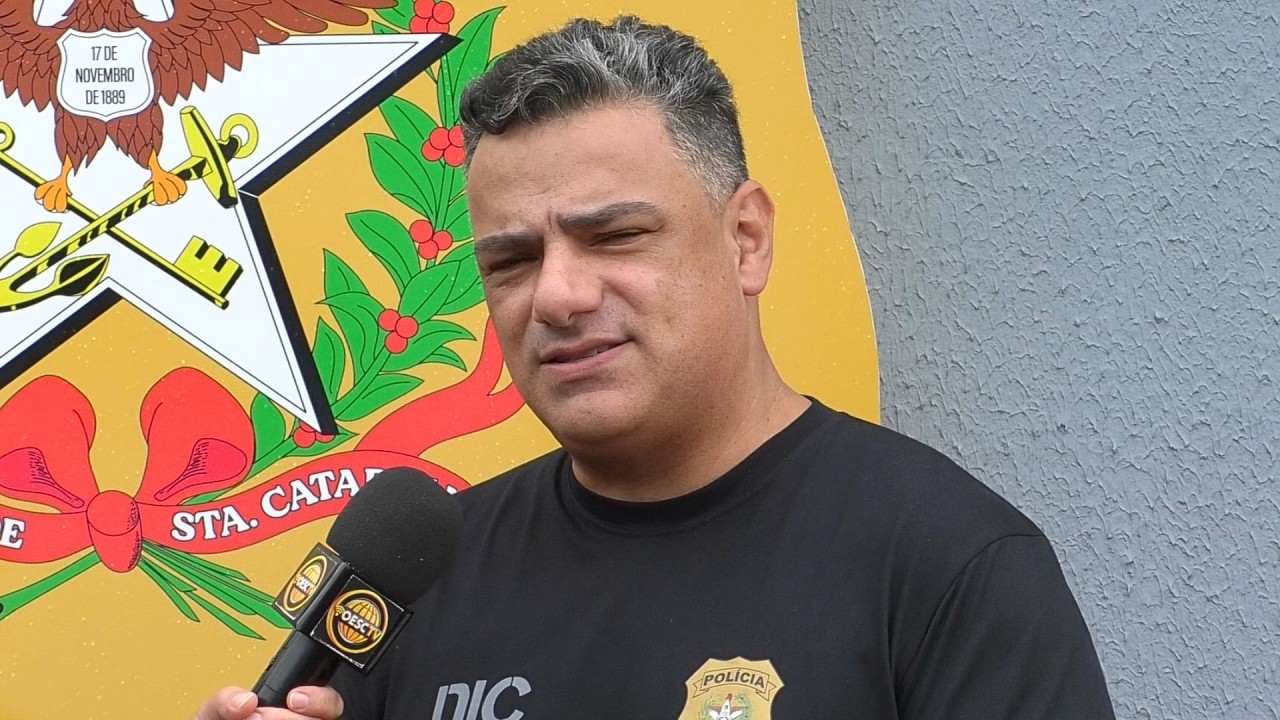 Delegado Éder Matte destaca ações contra o crime durante entrega de obra em Caibi