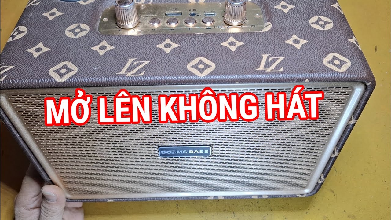 Sửa loa karaoke bluetooth Booms Bass mở không hát và cách kiểm tra sửa