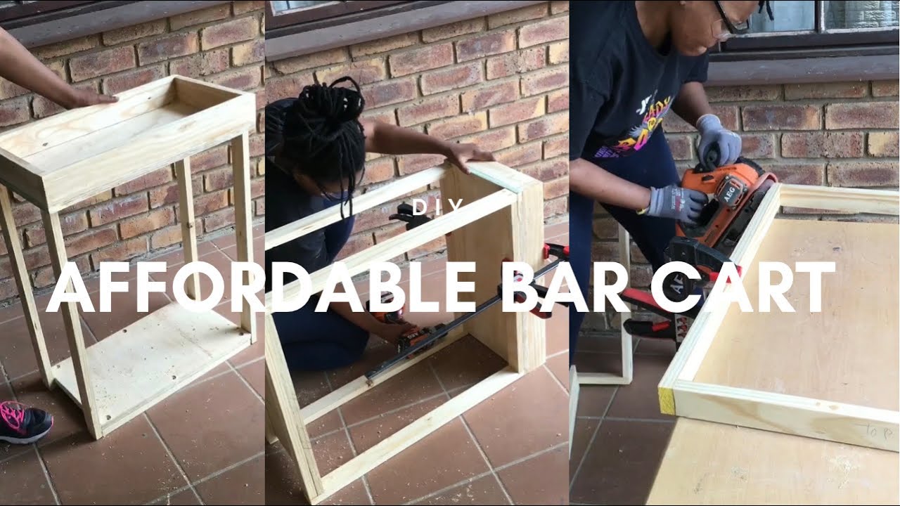 Beginner Bar Cart For R420,Yep You Read That Correctly Sis | Beginner Friendly DIY |DIY Yolande