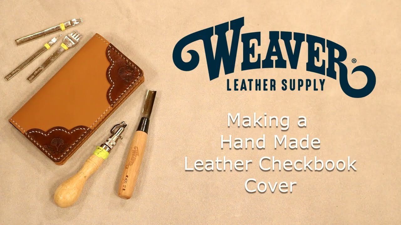 Making a Leather Checkbook Cover