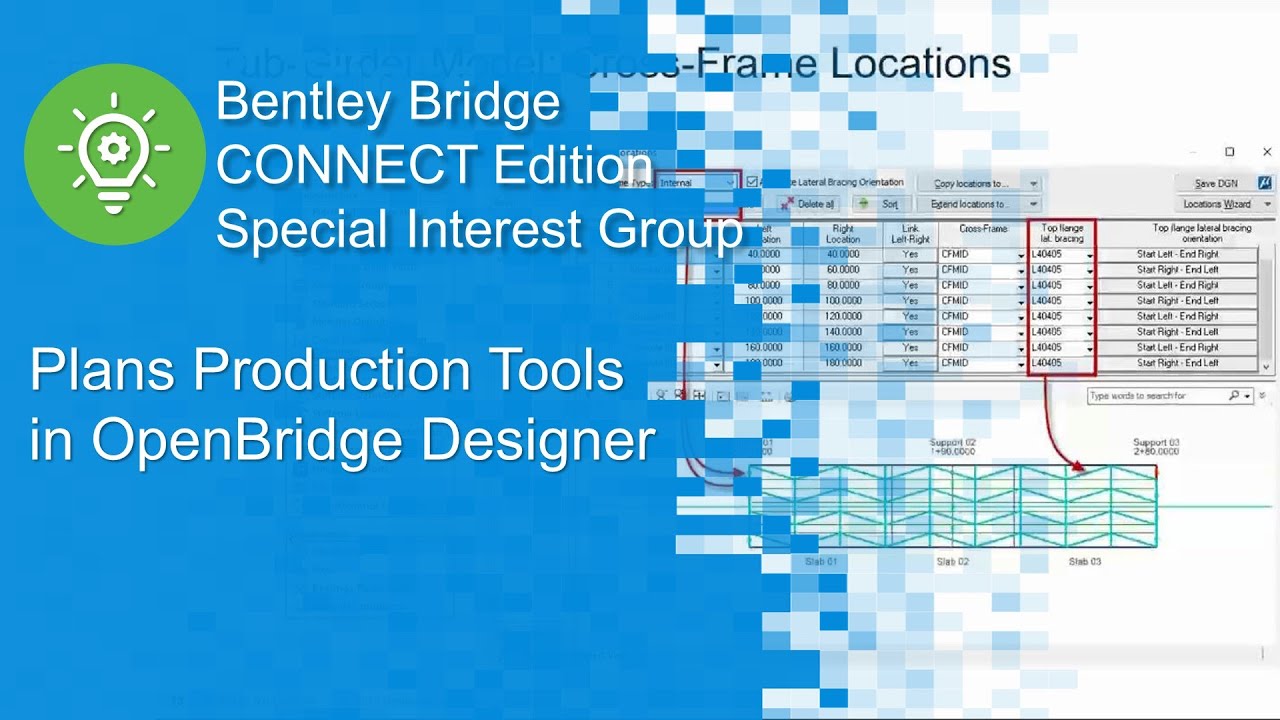 Plans Production Tools in OpenBridge Designer