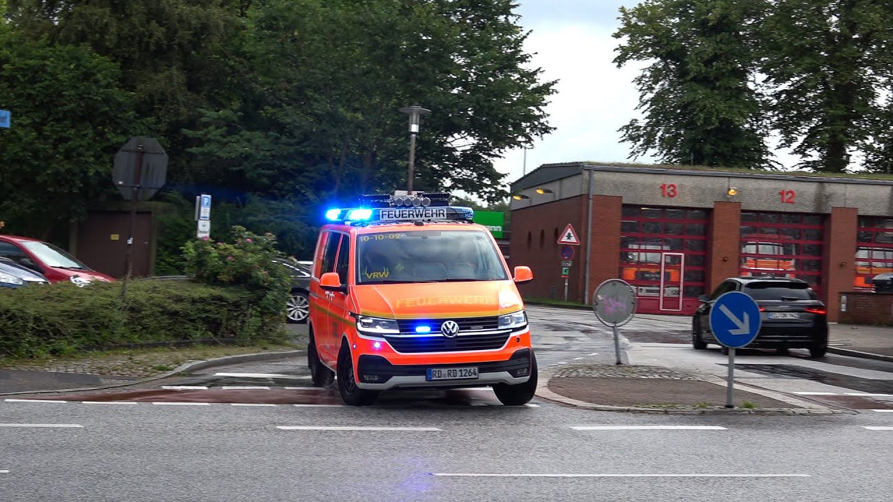 [Verkehrsunfall in Rendsburg | 22 Jahre altes TLF auf Einsatzfahrt !] Einsatzfahrten FF Rendsburg