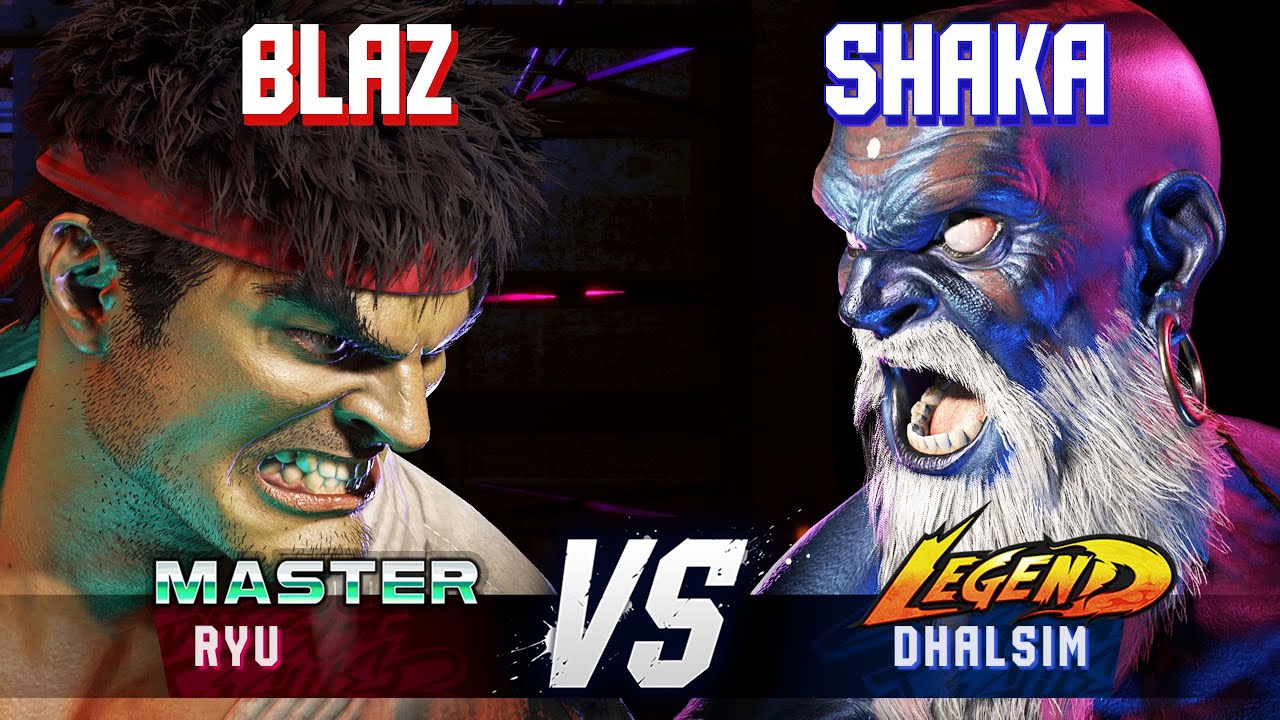SF6 ▰ BLAZ (Ryu) vs SHAKA (Dhalsim) ▰ High Level Gameplay