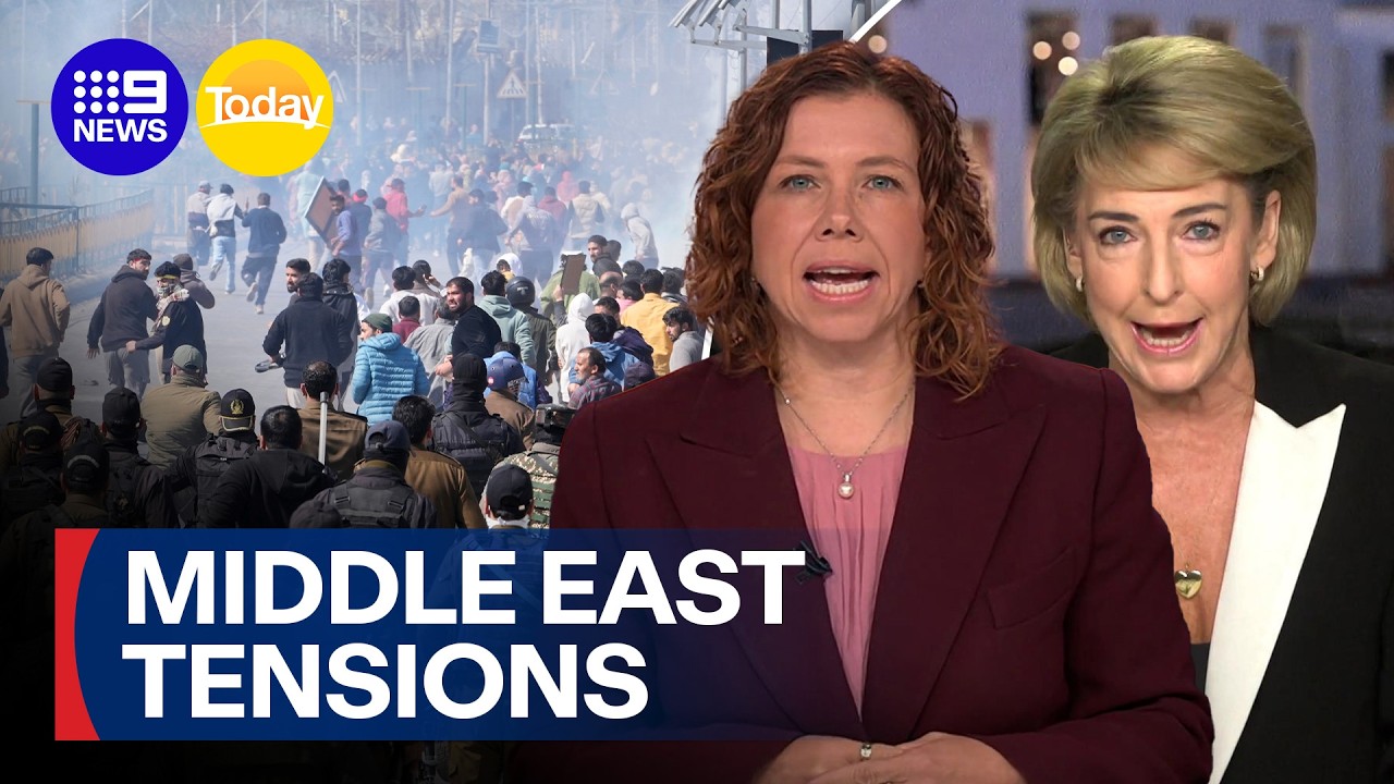 Aussie politicians get heated in debate over Middle East tensions | 9 News Australia
