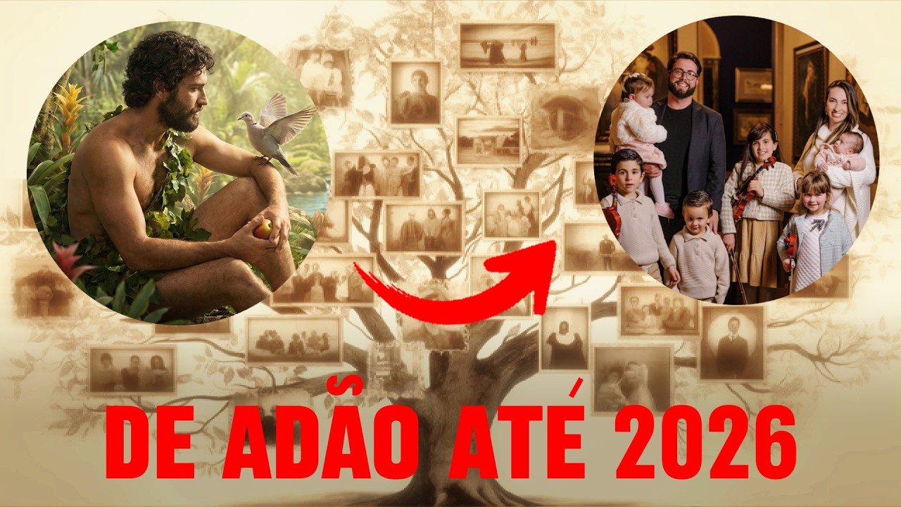 DE ADÃO ATÉ HOJE: Montei a árvore genealógica da minha filha.