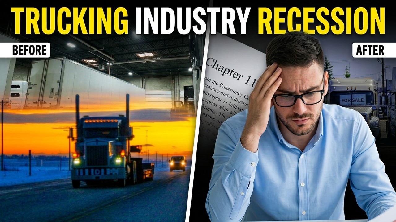 The Great Freight Recession: Trucking Companies in Trouble
