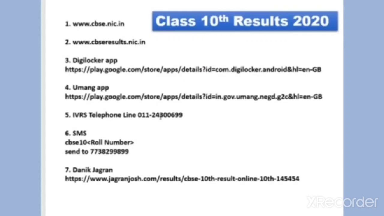 CBSE 10th RESULTS 2020.CBSE SITES CRASH DOWN.HOW TO SEE RESULT FAST.