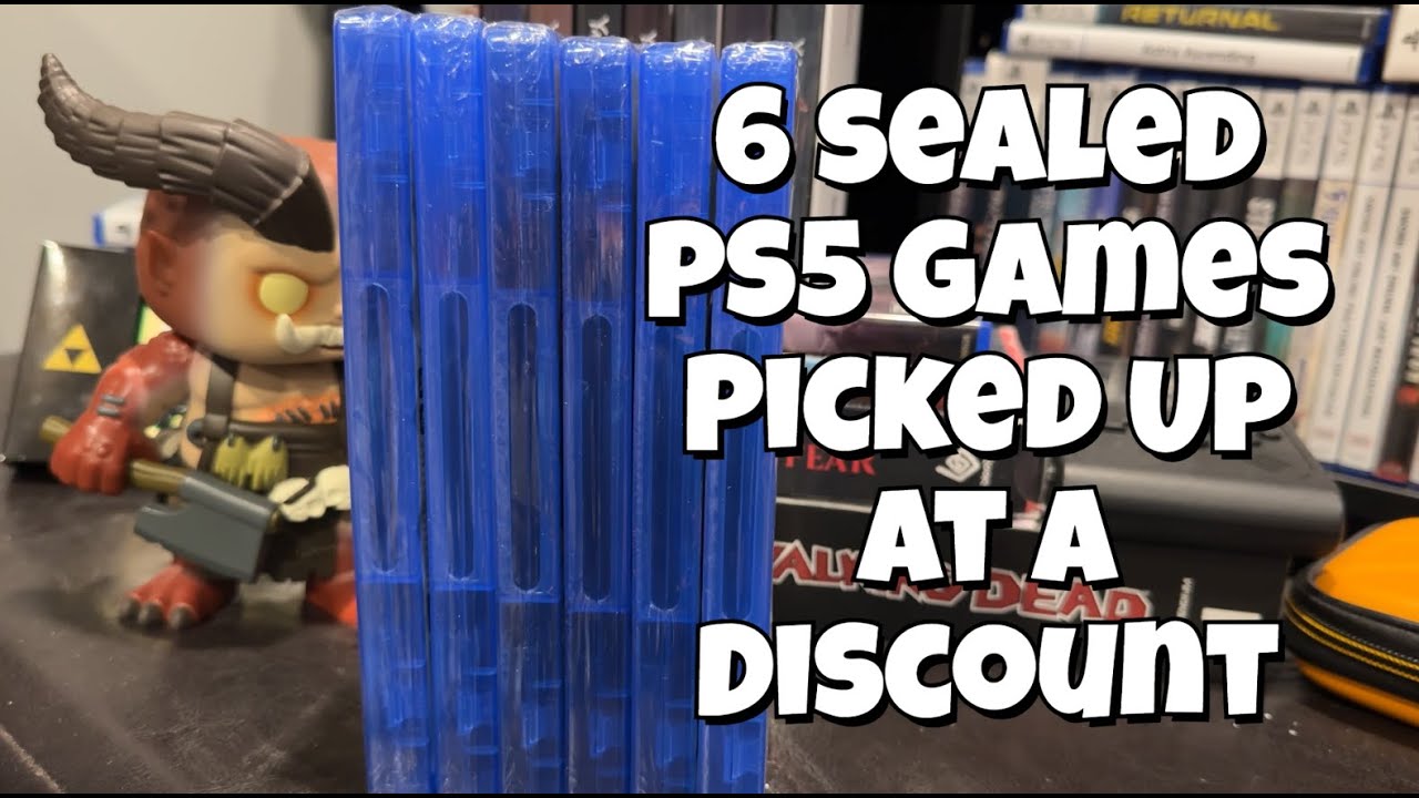 Picking Up Discounted Sealed PS5 Games