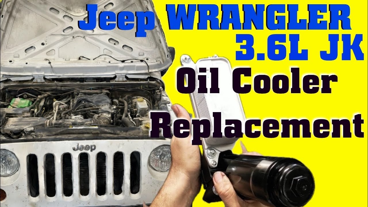 Быстрая и простая замена масляного радиатора Jeep Wrangler JK 3,6 литра