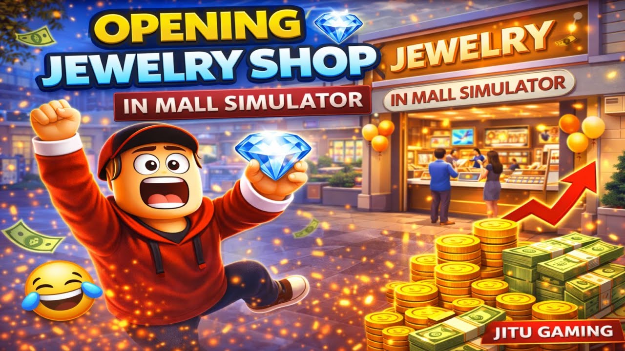 Opening Jewelry Shop in Mall Simulator 💎 | Big Profit & Mall Upgrade Gameplay