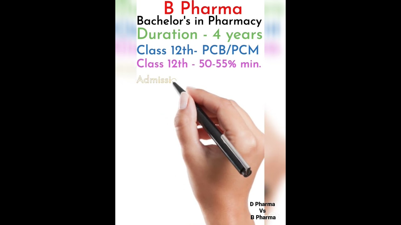 D Pharma Vs B Pharma 🤔Best Option