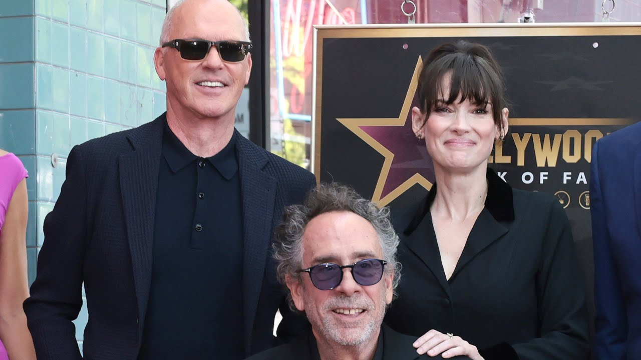 Watch Tim Burton&rsquo;s Walk of Fame Ceremony: Winona Ryder, Michael Keaton and More