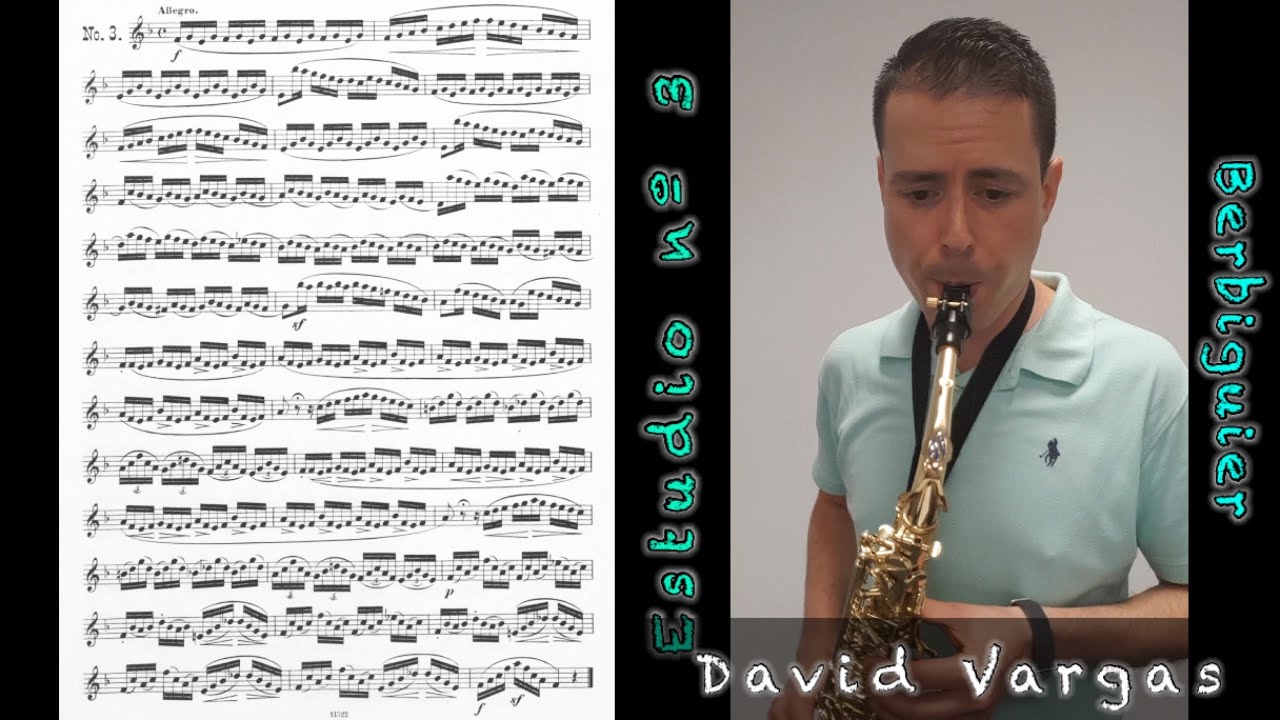 Estudio nº 3 para SAXOFÓN (Berbiguier) | Marcel Mule