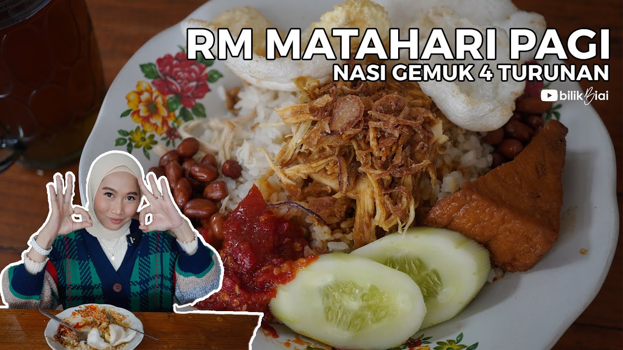 NASI GEMUK DENGAN KUAH SPESIAL | RM MENTARI PAGI THE HOK