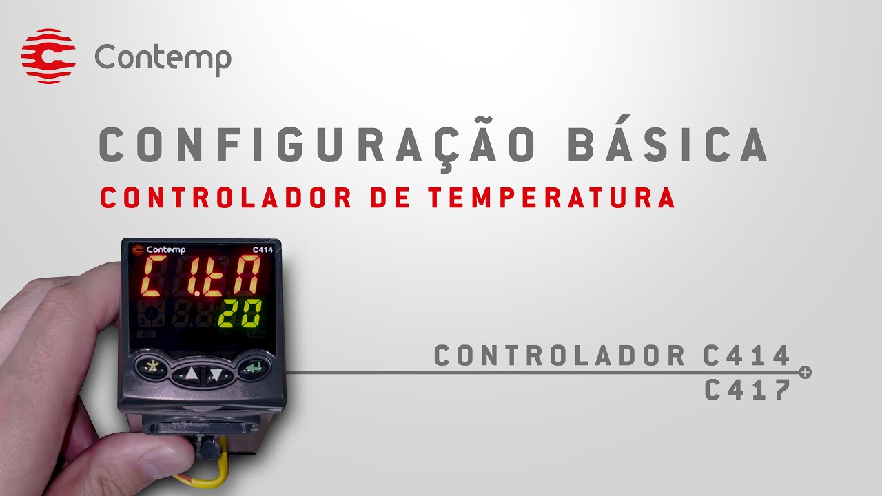 Configuração Básica de Controlador de temperatura C414