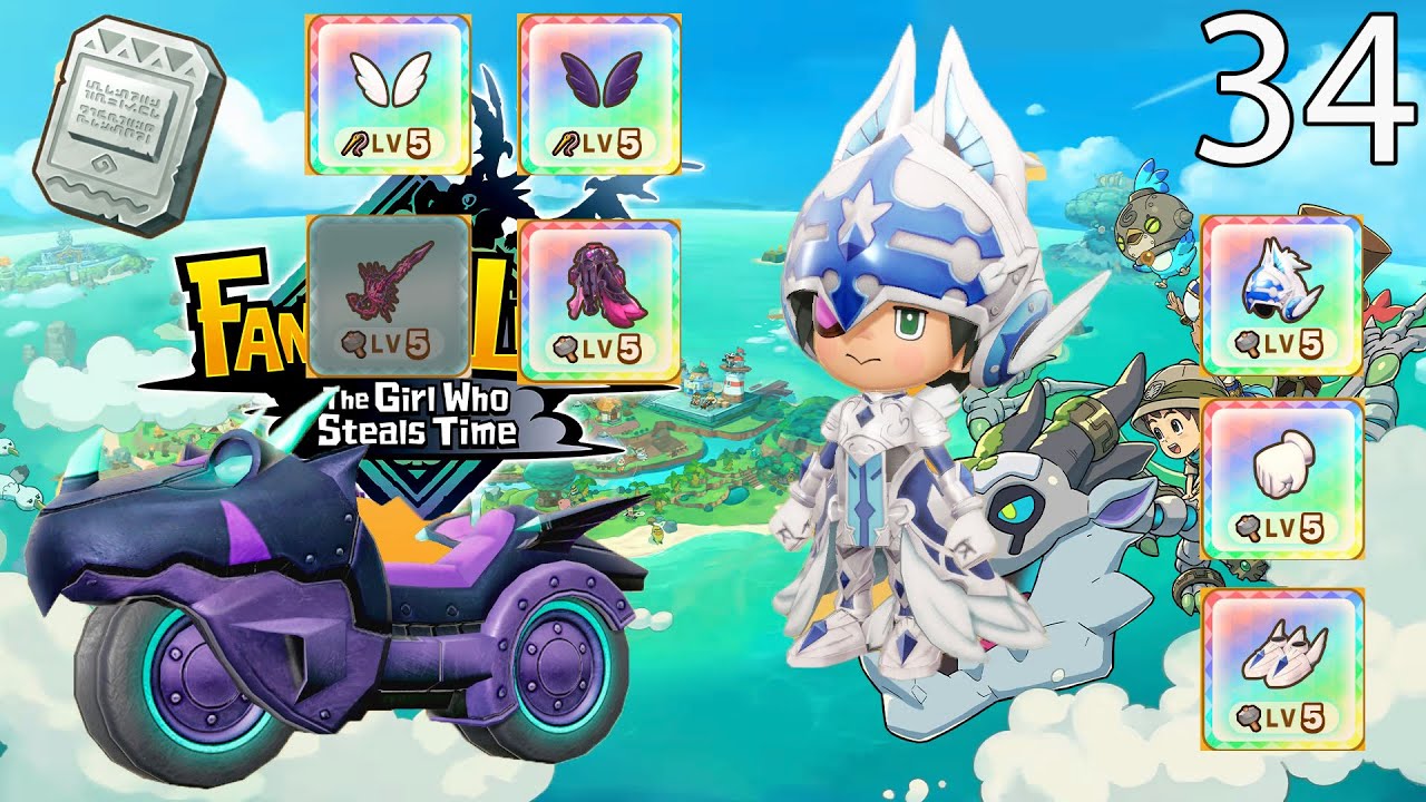 ฟามแผ่นศิลาแลกหาอาวุธ ชุด ธาตุแสง ธาตุมืด Fantasy Life i: The Girl Who Steals Time EP34 Mod.Thai
