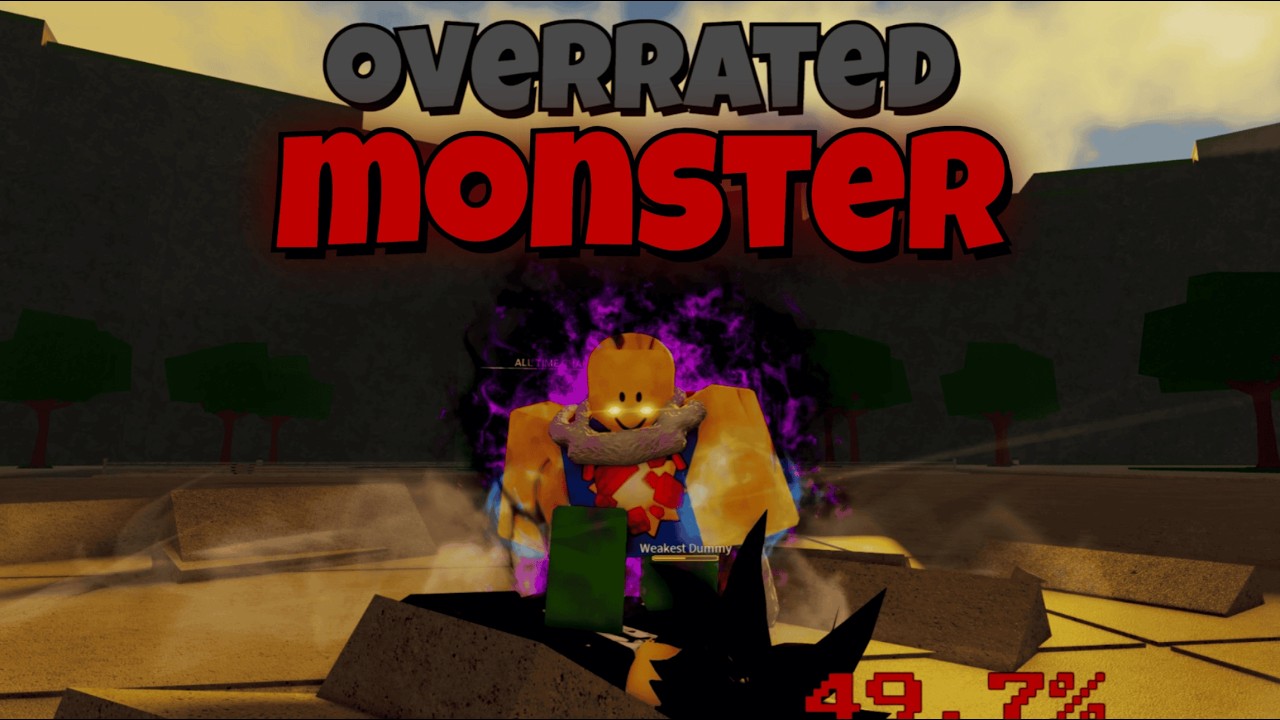Garou, The Strongest Battlegrounds most Overrated Monster.