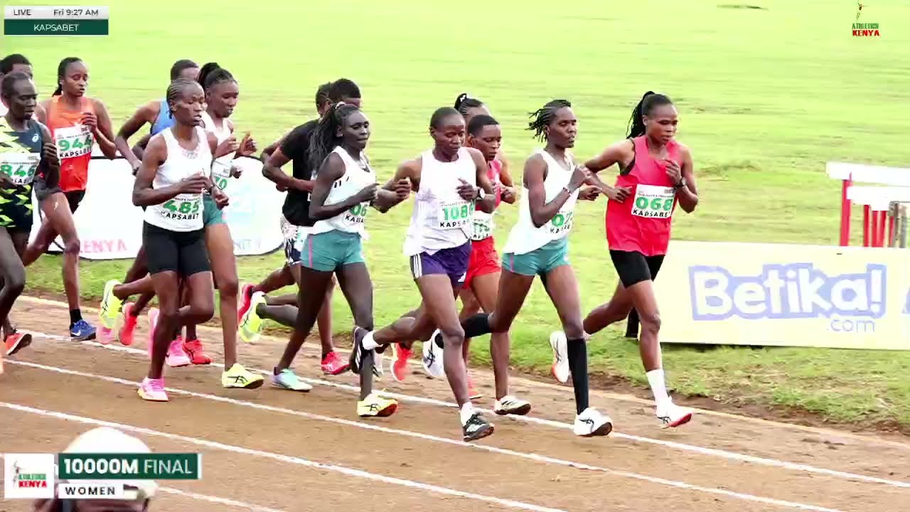 Janet Chepng'etich wins 10000m women final at the third AK Weekend meet in Kapsabet