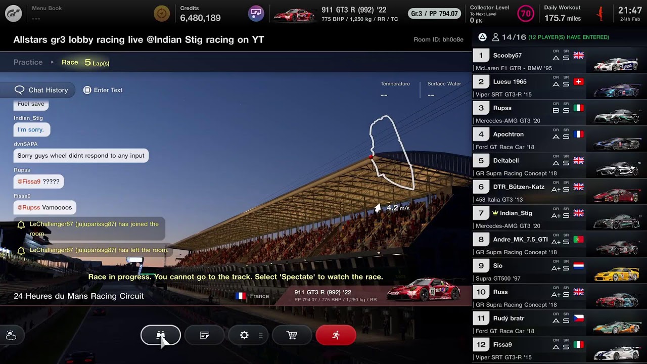 GT7/nations r5 practice & open lobbies
