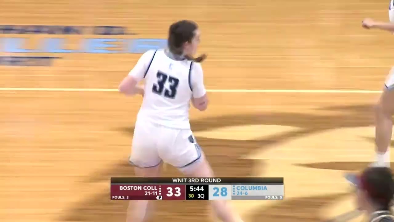 Highlights: WBK | Columbia 54, Boston College 51 (WNIT)