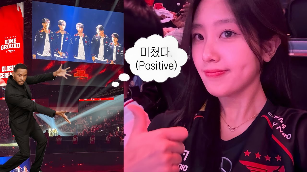 올해 최고치 도파민 다 터진 티원 홈그라운드 직관 브이로그❤️‍🔥 (페이커 재계약 리얼한 현장 반응 풀버전..🥹🫢)
