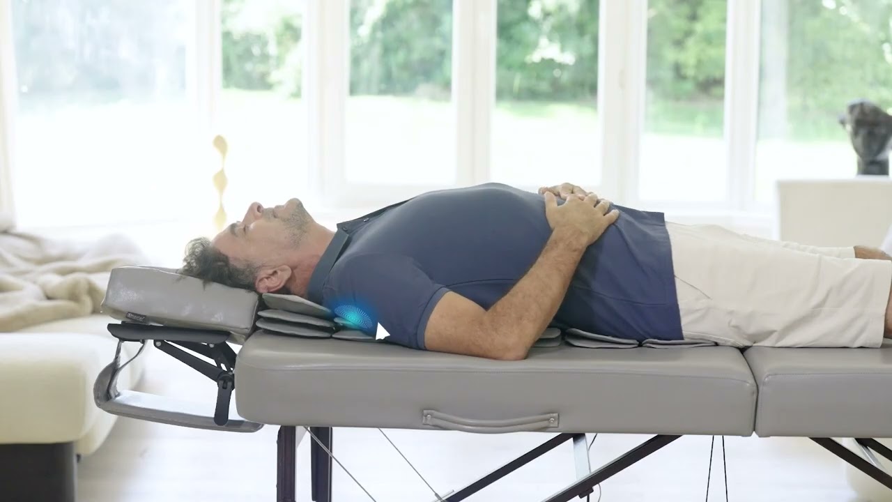 Bristol Airwave Full Body Stretching Portable Massage Table with Reiki Panel and Airbags