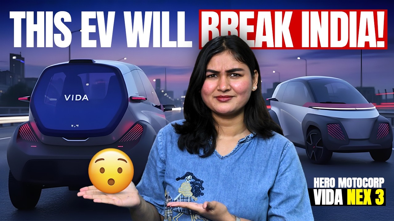 Hero MotoCorp&rsquo;s FIRST Electric Car Revealed! VIDA Nex 3 Concept &ndash; Full Details🔥