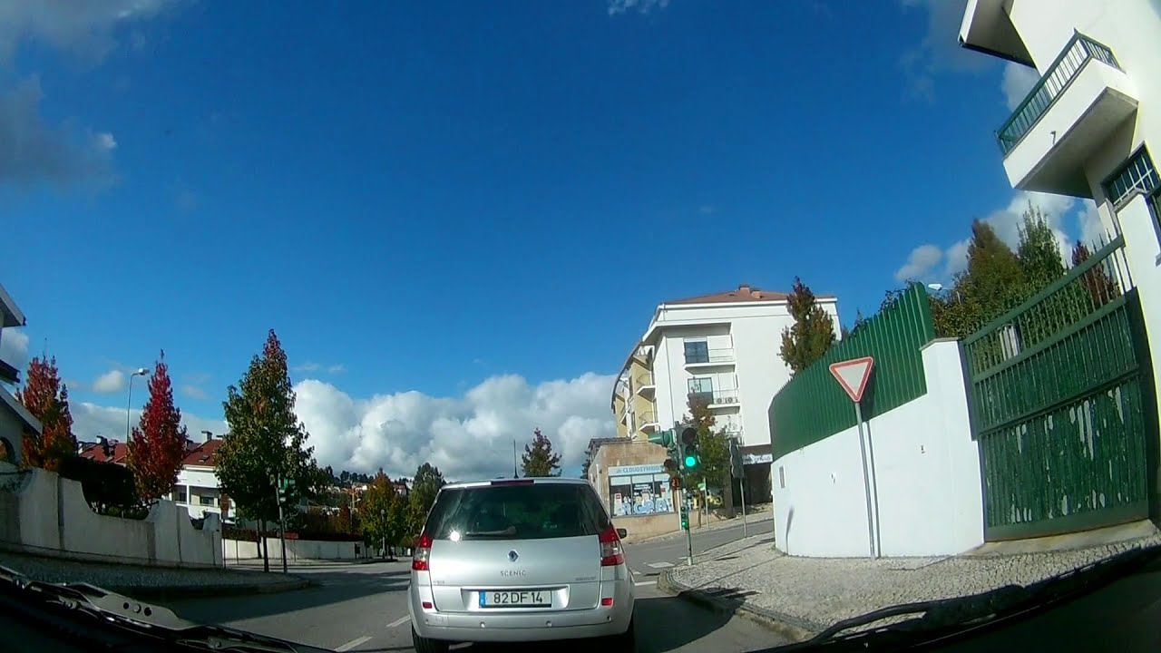 Passeio pelas ruas do centro de Viseu - Portugal