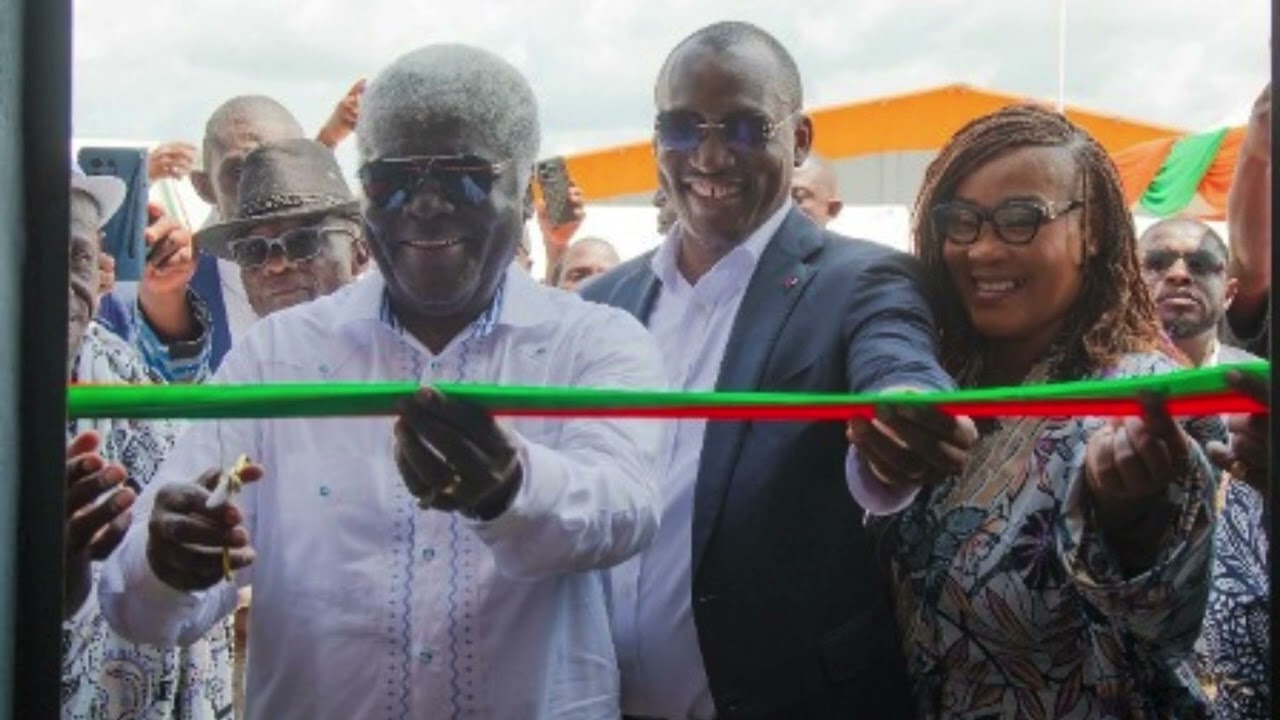 reportage radio Tchrato inauguration du CSC Daloa