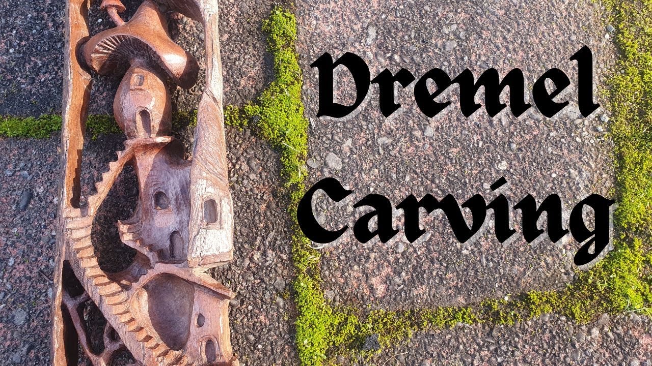 Power carving a Fairy house - Part 4