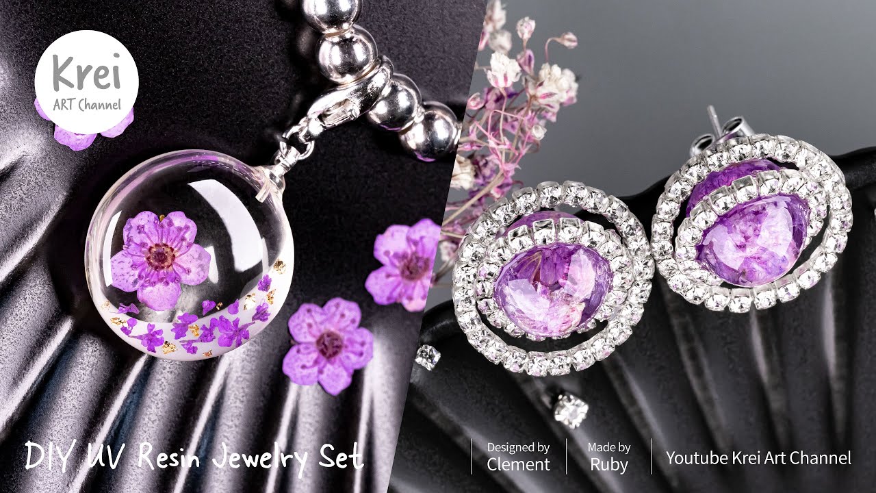 【UVレジン】魅惑のパープルコレクションセット〜♪ UV Resin-Enchanting purple Collection Set!