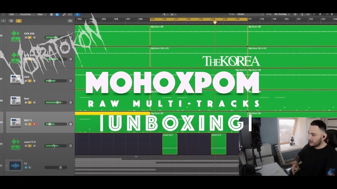 The Korea - Монохром ( raw multi-tracks |UNBOXING| )/ разбираем трек по дорожкам