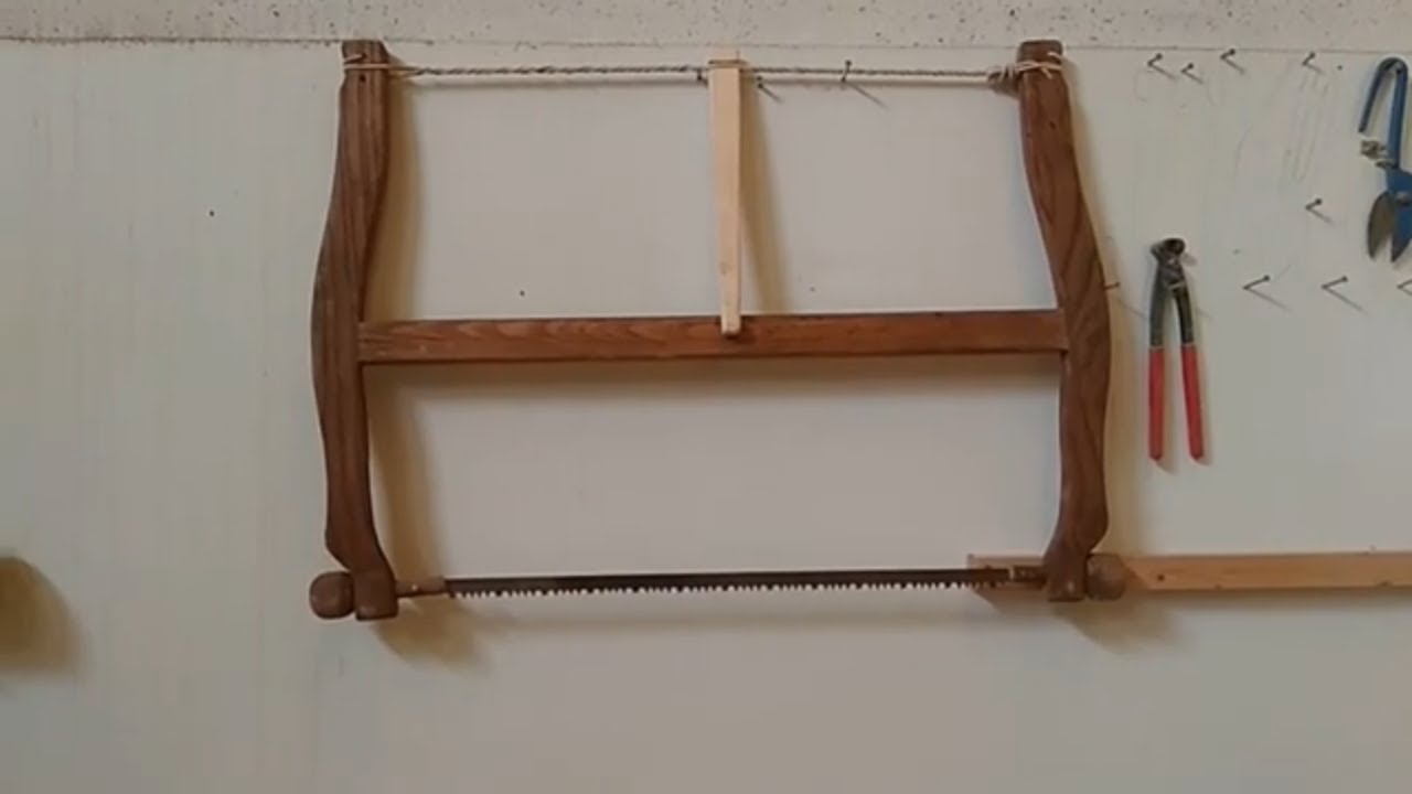 COMO HACER UNA SIERRA DE BASTIDOR, O ARCO, , 🛠🔨
