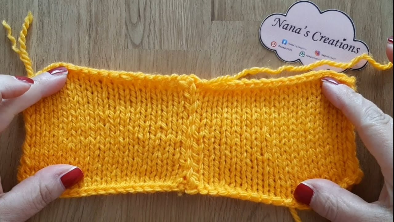 Cucitura invisibile su maglia rasata ai ferri