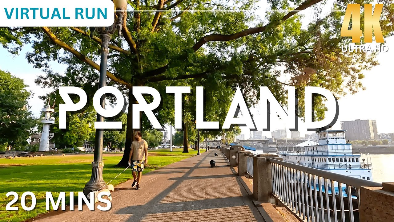 PORTLAND • Virtual Running Workout 4K 20 Minutes