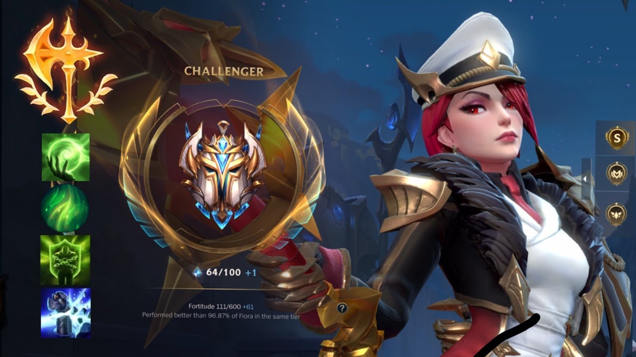 Try Hard Fiora vs Gwen ft FF TEAM MATES Full Ranked Gameplay